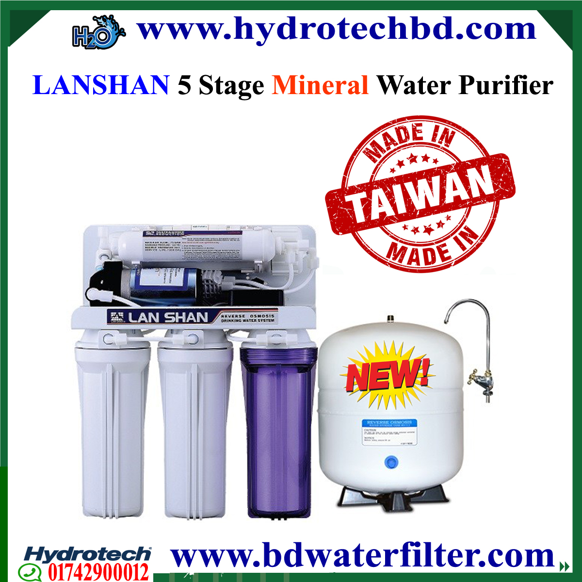 Lan shan 5 stage RO Mineral Water Purifier price in Bangladesh